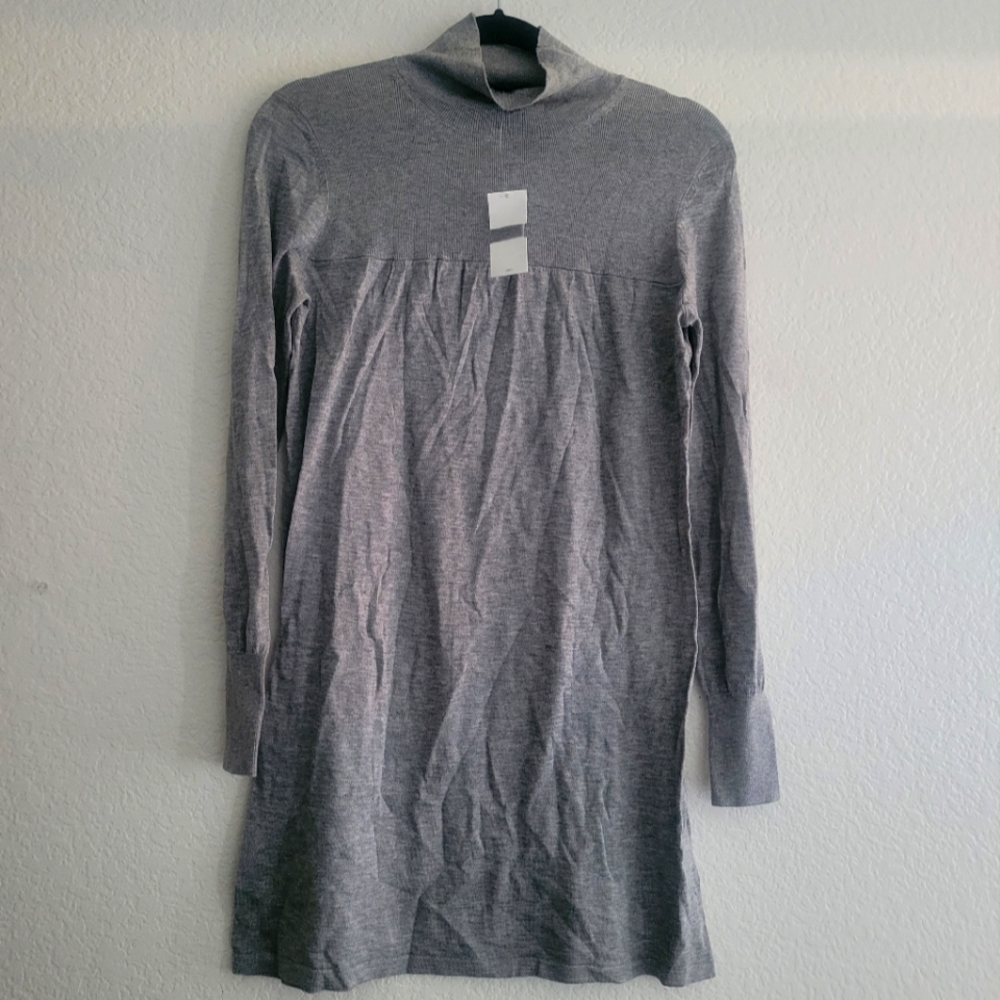 Banana Republic Silk Wool Blend Sweater Dress Tunic Size Small NWT